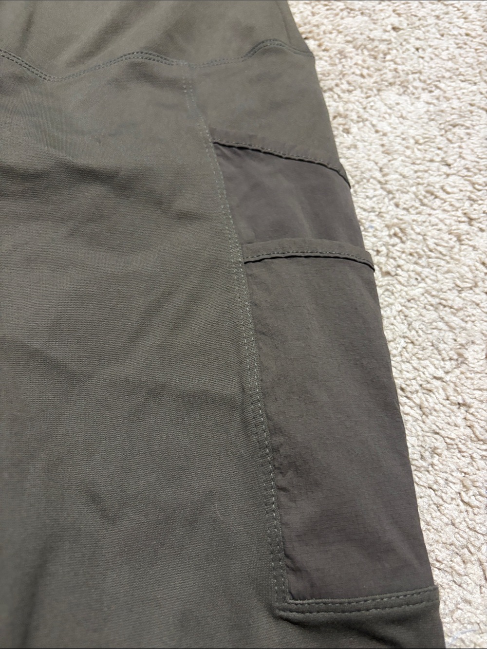 Carhartt Fitted Pull On Utility Pants Green Medium Work - Picture 4 of 7